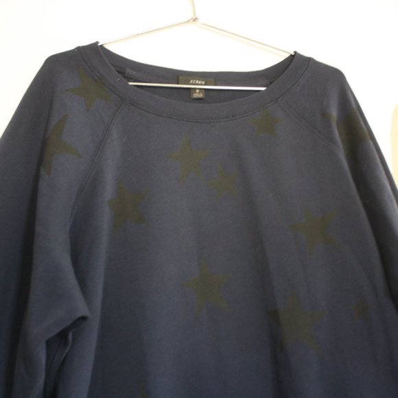 J Crew Star Graphic Crew Neck Sweatshirt 🌵xs - Picture 4 of 6
